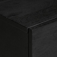 Produktbild för Tv-bänk svart 105x33x46 cm konstruerat trä