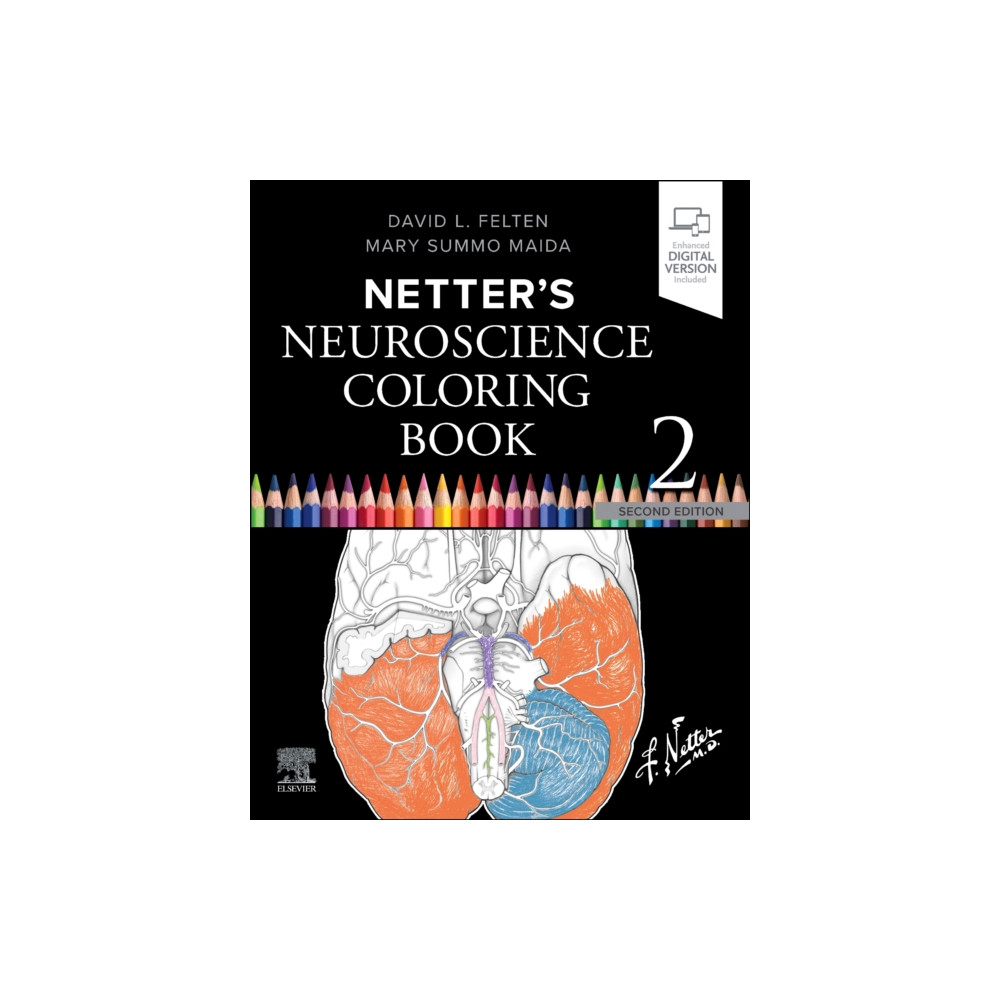 Produktbild för Netter's Neuroscience Coloring Book (häftad, eng)