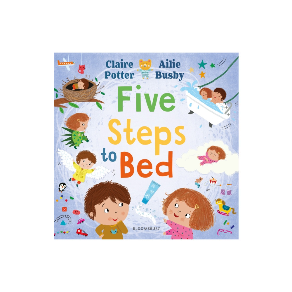 Produktbild för Five Steps to Bed (häftad, eng)