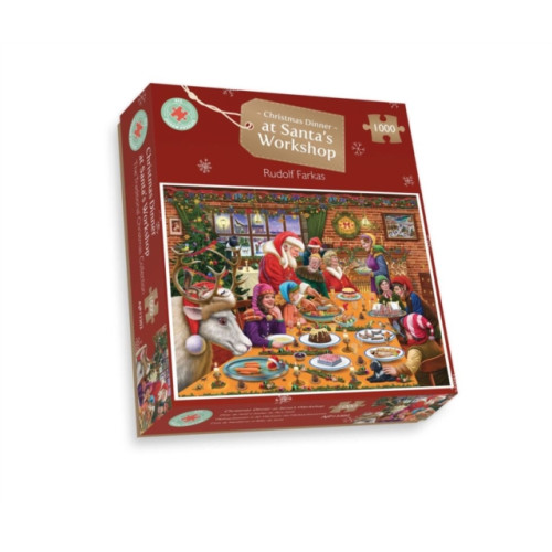 ALL JIGSAW PUZZLES Christmas Dinner at Santa's Workshop 1000 Piece Puzzle (häftad, eng)