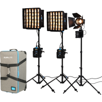 Produktbild för Nanlite PavoSlim 60B & Forza 60B II KIT 60B x2 + Forza 60BII - 3-Light Kit with Light Stand