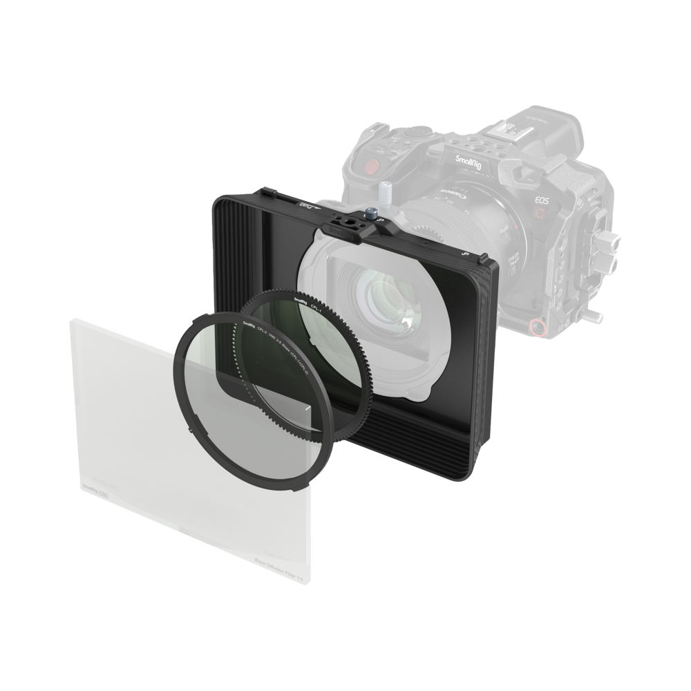 Produktbild för SmallRig 4411 Matte Box with Adjustable Clamp and VND Kit