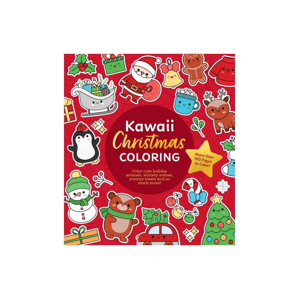 Produktbild för Kawaii Christmas Coloring (häftad, eng)