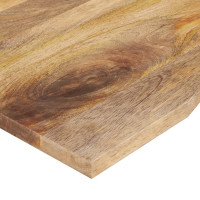 Produktbild för Skrivbordsskiva med kurva 140x50x2,5 cm massivt grovt mangoträ