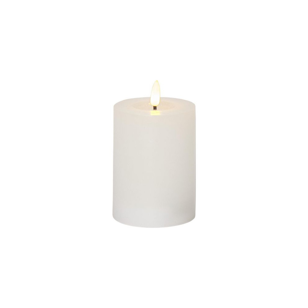 Produktbild för Blockljus STAR T Flamme LED 12,5cm beige