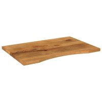 Produktbild för Skrivbordsskiva med båge 100x60x2,5 cm massivt grovt mangoträ