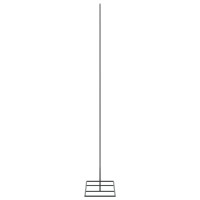 Produktbild för Julgran i metall svart 150 cm
