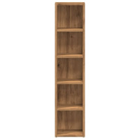 Produktbild för CD-hyllor 2 st artisian ek 21x16x93,5 cm konstruerat trä