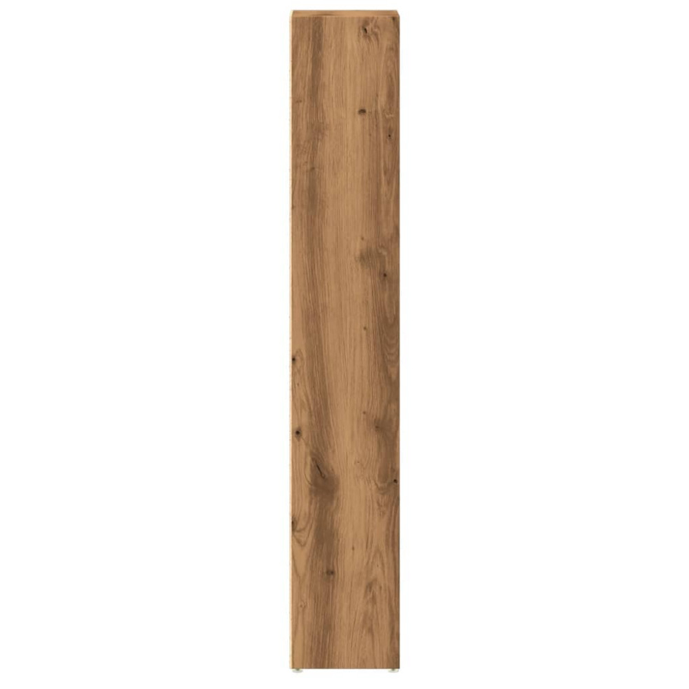 Produktbild för CD-hyllor 2 st artisian ek 21x16x93,5 cm konstruerat trä