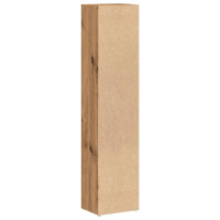 Produktbild för CD-hyllor 2 st artisian ek 21x16x93,5 cm konstruerat trä