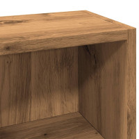 Produktbild för CD-hyllor 2 st artisian ek 21x16x93,5 cm konstruerat trä