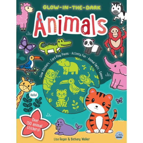 Gemini Books Group Ltd Glow-in-the-Dark Animals Sticker Activity (häftad, eng)