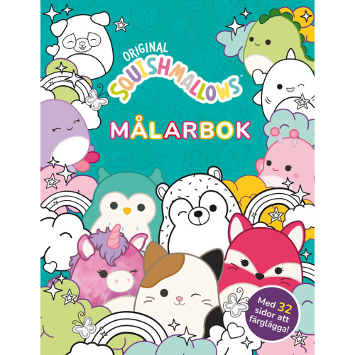 Tukan Förlag Squishmallows. Målarbok (häftad)