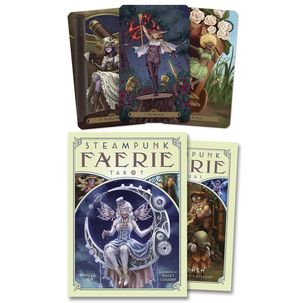 Produktbild för Steampunk Faerie Tarot
