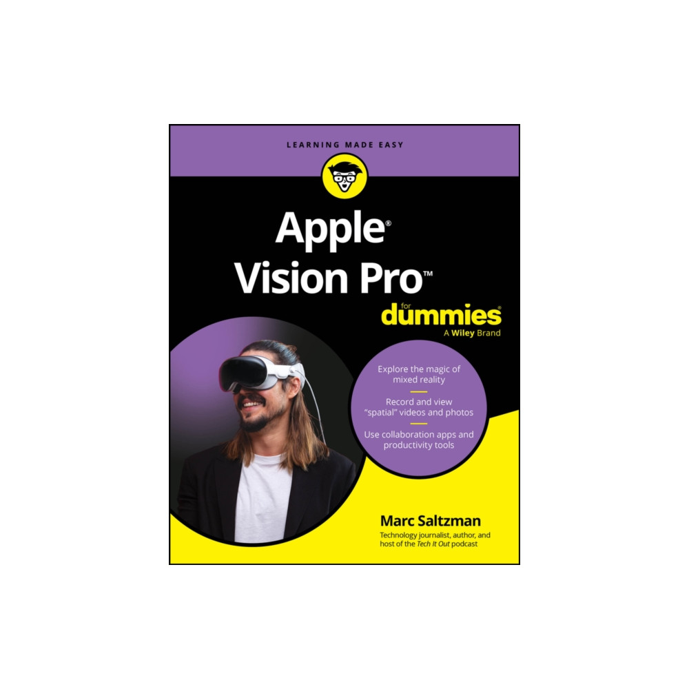 Produktbild för Apple Vision Pro For Dummies (häftad, eng)