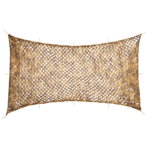 vidaXL Camouflagenät med förvaringsväska 816x520 cm sand