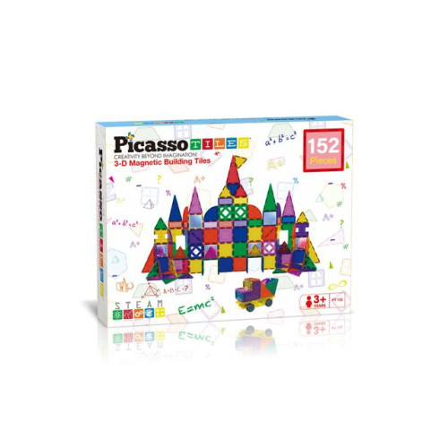 PicassoTiles Picasso magnetset 152 delar