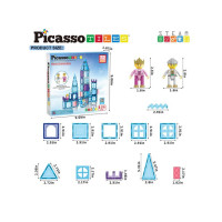 Produktbild för Picasso magnetset Vinter 72 delar
