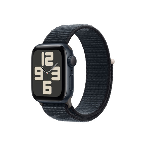 Apple Apple Watch SE (GPS) 2a generation - midnattsaluminium - smart klocka med sportögla - midnatt - 32 GB