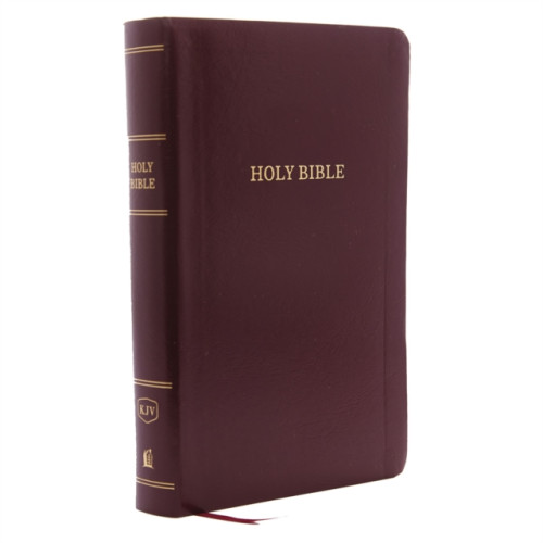 Thomas nelson publishers KJV Holy Bible: Personal Size Giant Print with 43,000 Cross References, Burgundy Leather-Look, Red Letter, Comfort Print: King James Version (häftad, eng)