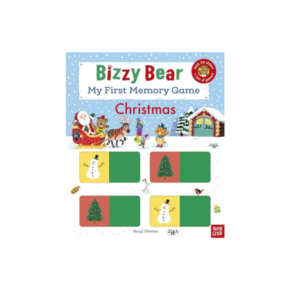 Produktbild för Bizzy Bear: My First Memory Game Book: Christmas (bok, board book, eng)