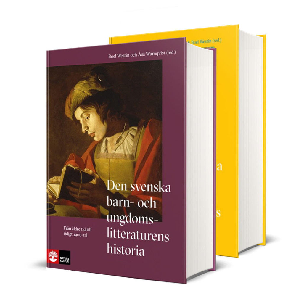 Produktbild för Den svenska barn- och ungdomslitteraturens historia 1-2 (inbunden)