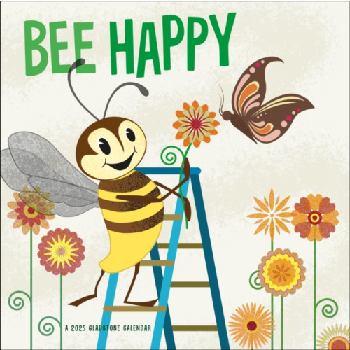 Gladstone Media Bee Happy Square Mini Calendar 2025 (häftad, eng)