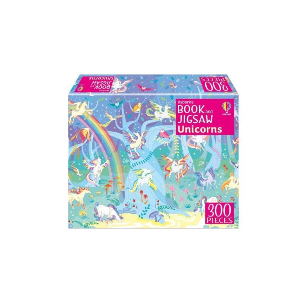 Produktbild för Usborne Book and Jigsaw Unicorns (häftad, eng)