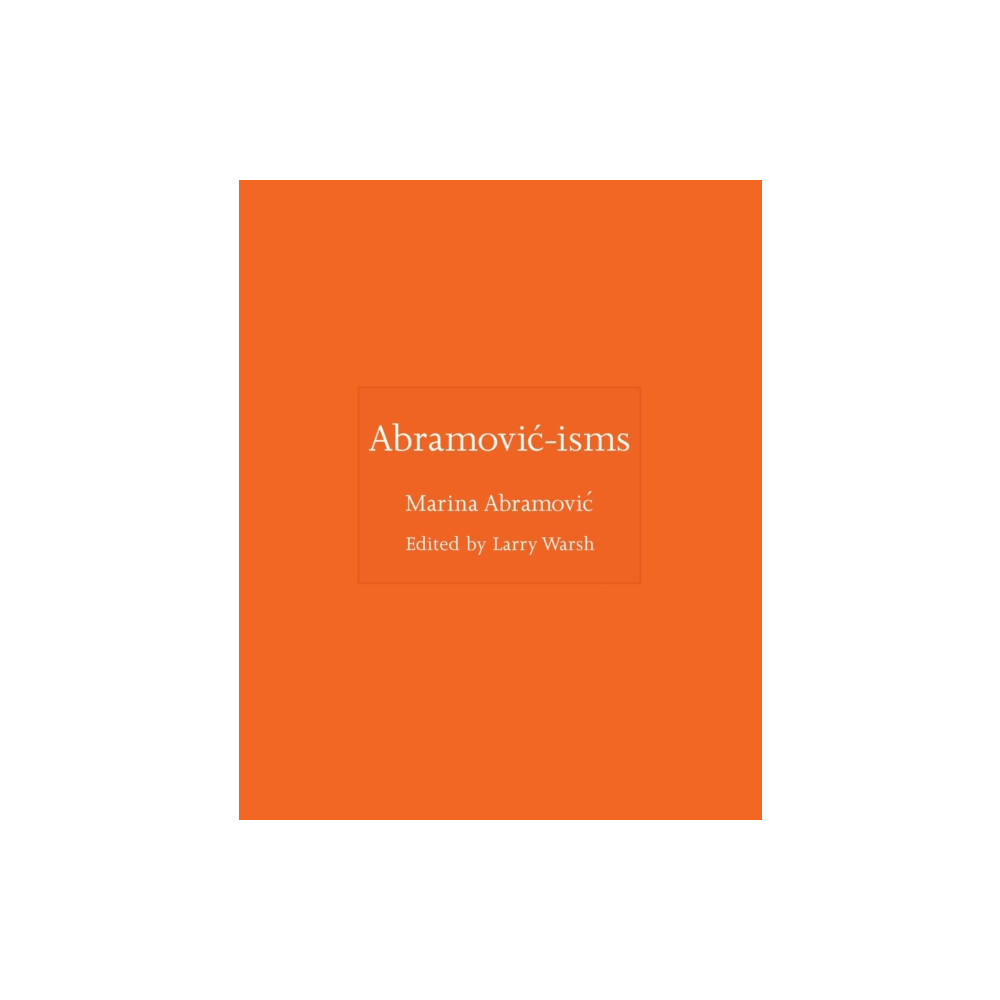 Produktbild för Abramovic-isms (inbunden, eng)