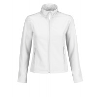 B and C Collection ID.701 Womens Softshell White