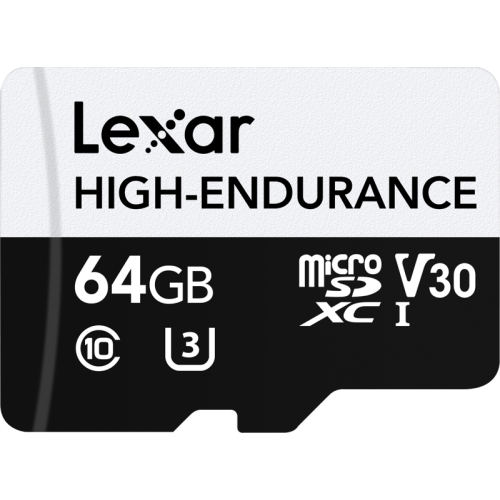 LEXAR Lexar microSDXC High-Endurance UHS-I/U3/10 R100/W35 (V30) 64GB