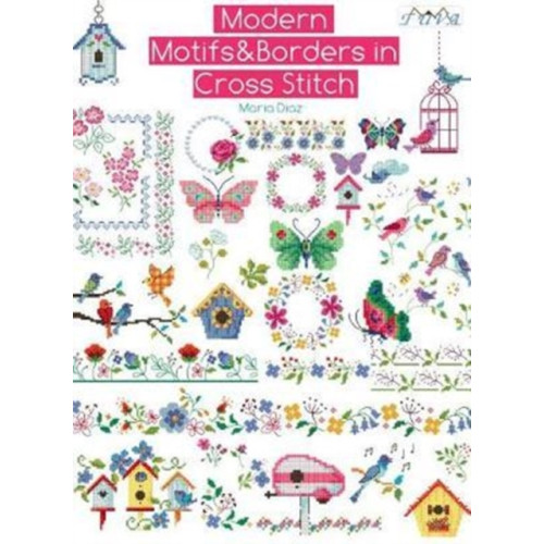 Tuva Publishing Modern Motifs & Borders in Cross Stitch (häftad, eng)