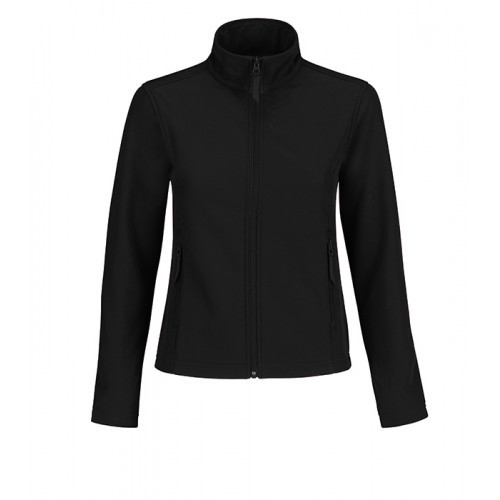 B and C Collection ID.701 Womens Softshell Black