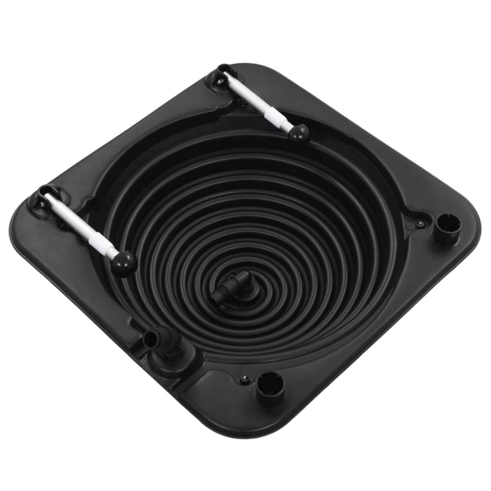Produktbild för Soldrivna poolvärmare 5 st 75x75x36 cm HDPE aluminium