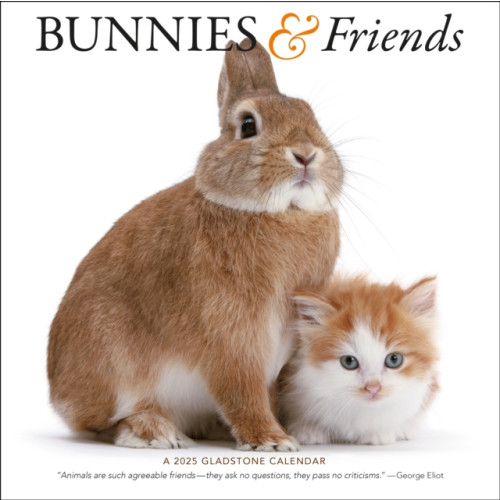 Gladstone Media Bunnies & Friends Square Wall Calendar 2025 (häftad, eng)