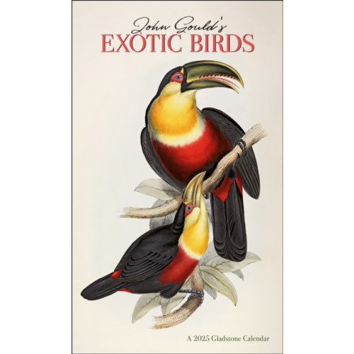 Gladstone Media Gould's Exotic Birds Deluxe Wall Calendar 2025 (häftad, eng)