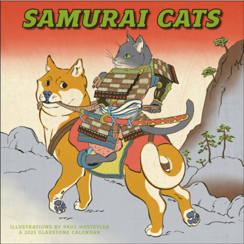 Gladstone Media Samurai Cats Square Wall Calendar 2025 (häftad, eng)