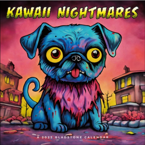 Gladstone Media Kawaii Nightmares Square Wall Calendar 2025 (häftad, eng)