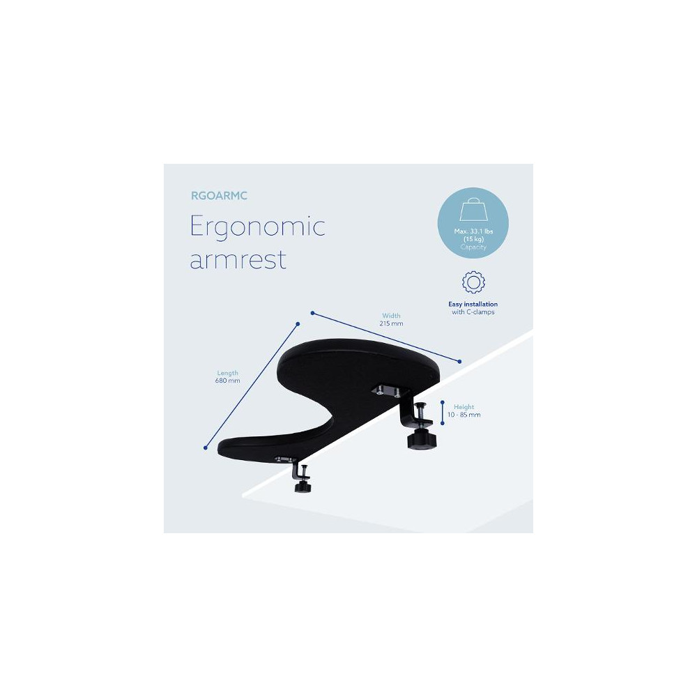 Produktbild för Underarmsstöd R-Go Ergonomic