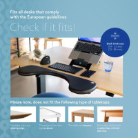 Produktbild för Underarmsstöd R-Go Ergonomic