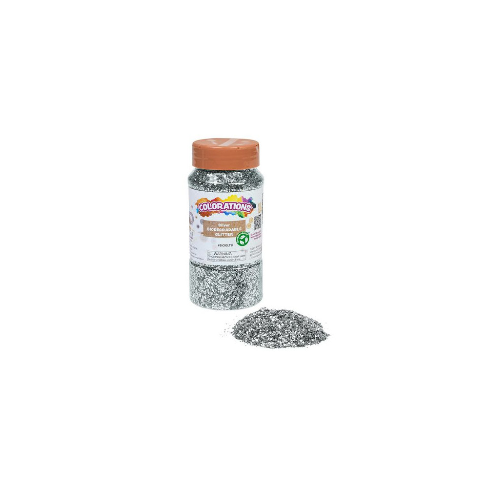 Produktbild för Bioglitter 113gr silver