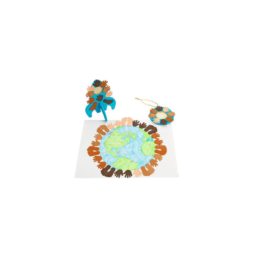 Produktbild för Stickers hand, fot olika hudtoner 200/fp