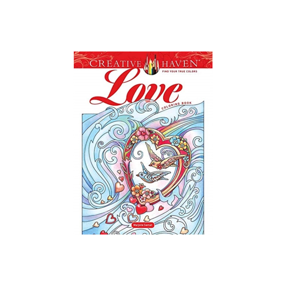 Produktbild för Creative Haven Love Coloring Book (häftad, eng)