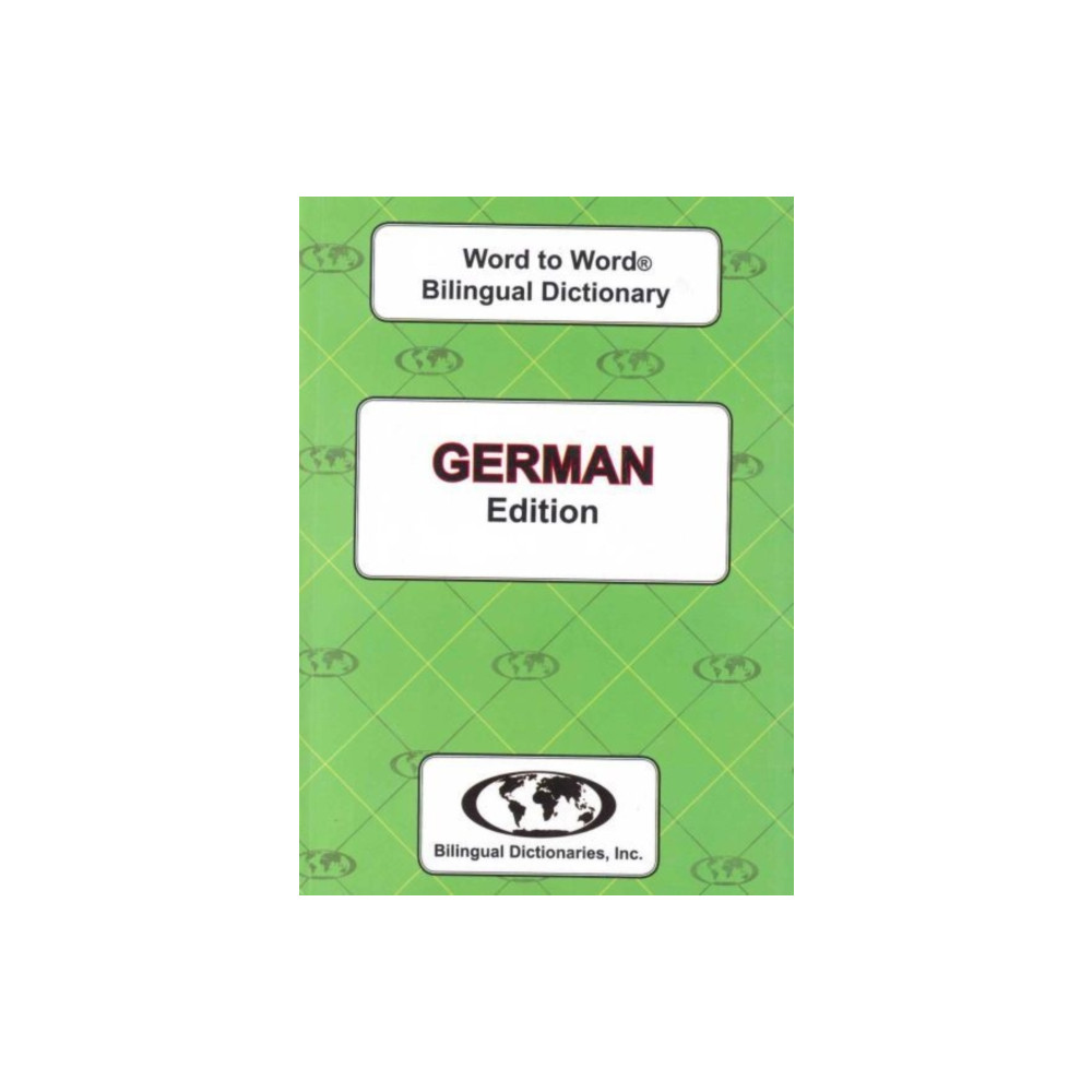 Produktbild för English-German & German-English Word-to-Word Dictionary (häftad, eng)