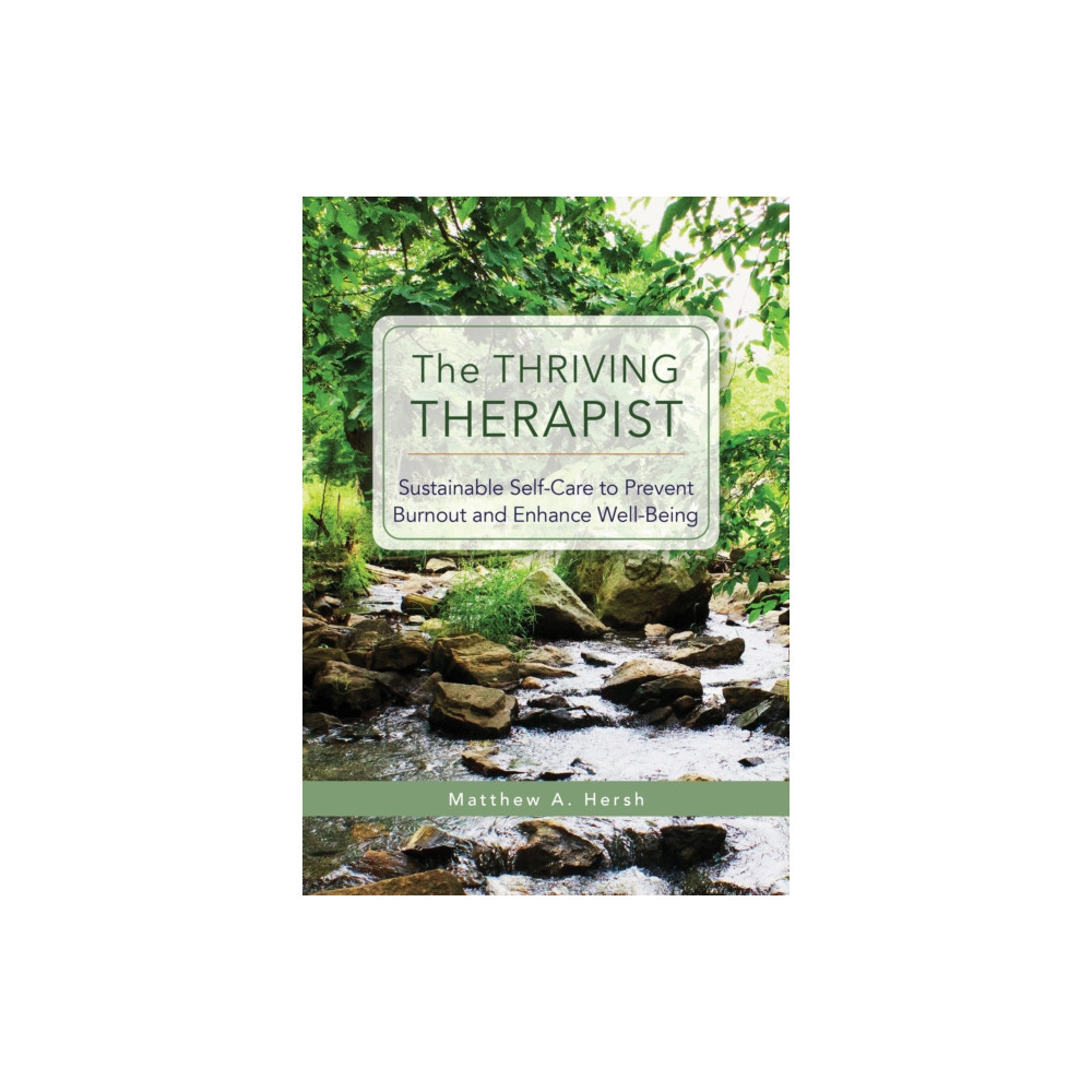 Produktbild för The Thriving Therapist (häftad, eng)