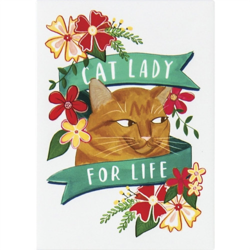 Knock Knock Em & Friends Cat Lady Magnet