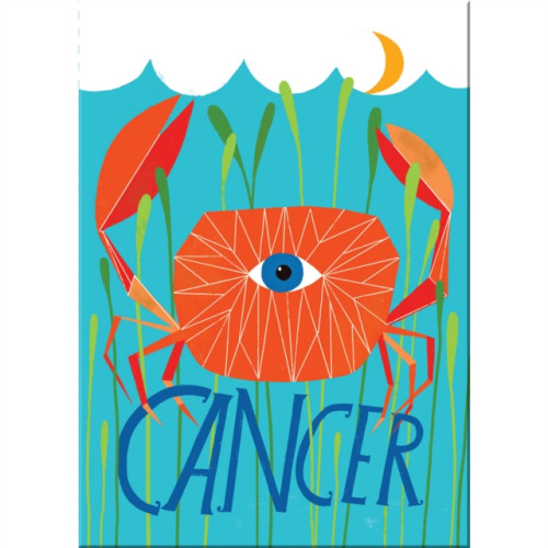 Knock Knock Lisa Congdon for Em & Friends Cancer Zodiac Magnet