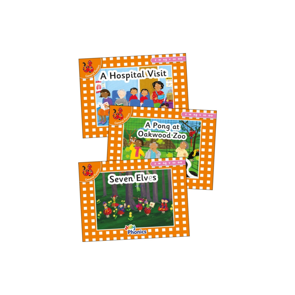 Produktbild för Jolly Phonics Orange Level Readers Set 5 (häftad, eng)