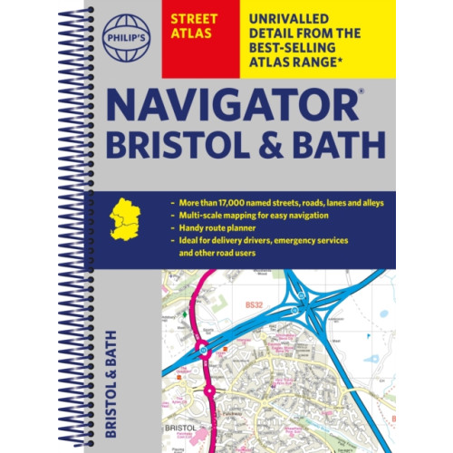 Octopus publishing group Philip's Navigator Street Atlas Bristol  & Bath (bok, spiral, eng)