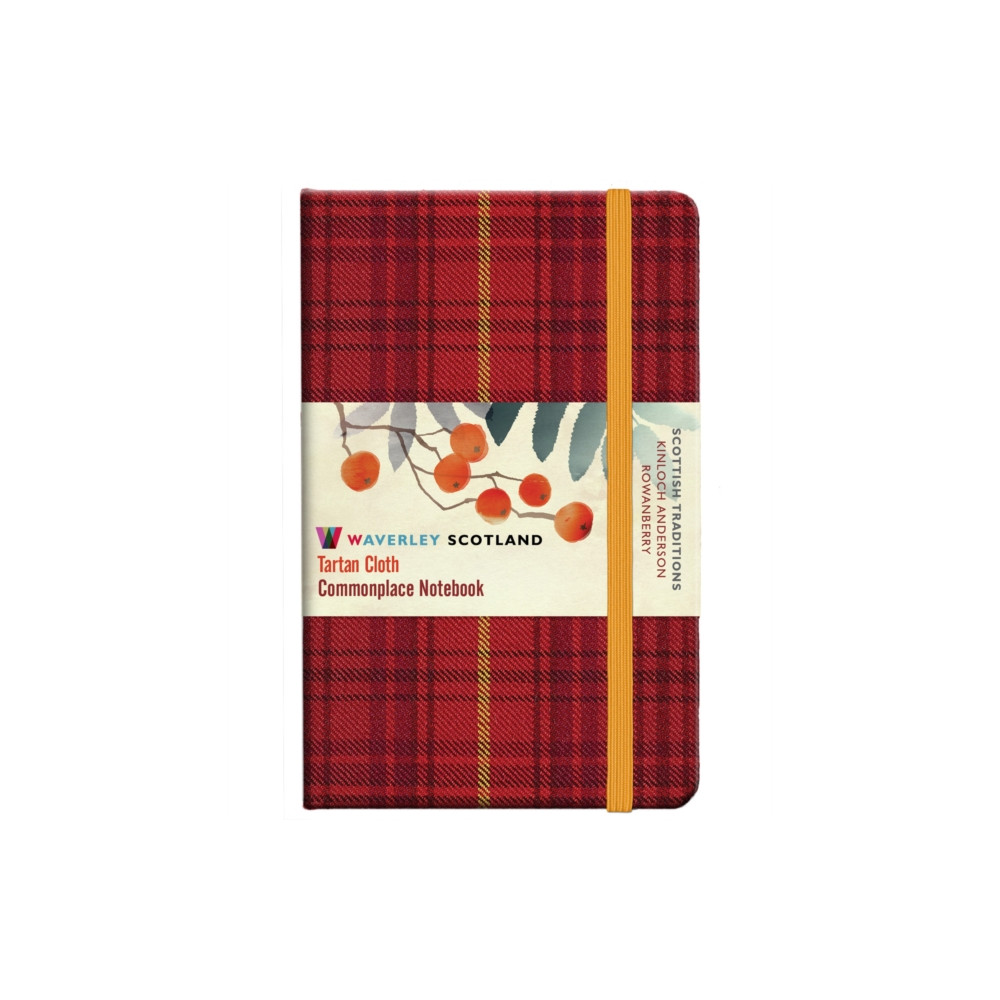 Produktbild för Waverley S.T. (M): Rowanberry Pocket Genuine Tartan Cloth Commonplace Notebook (inbunden, eng)